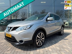 Nissan Qashqai - 1.2 automaat Tekna, NAP, Panoramadak, Leder, Navi, camera 360 graden