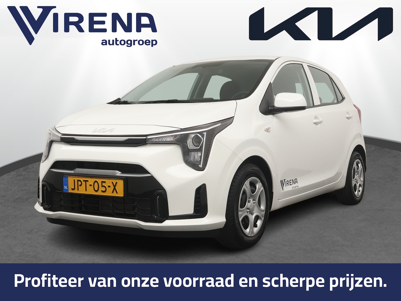 Kia Picanto - 1.0 DPI DynamicLine - Camera - Airco - Radio DAB - AppleCarplay - Android Auto Fabrieksgar - AutoWereld.nl