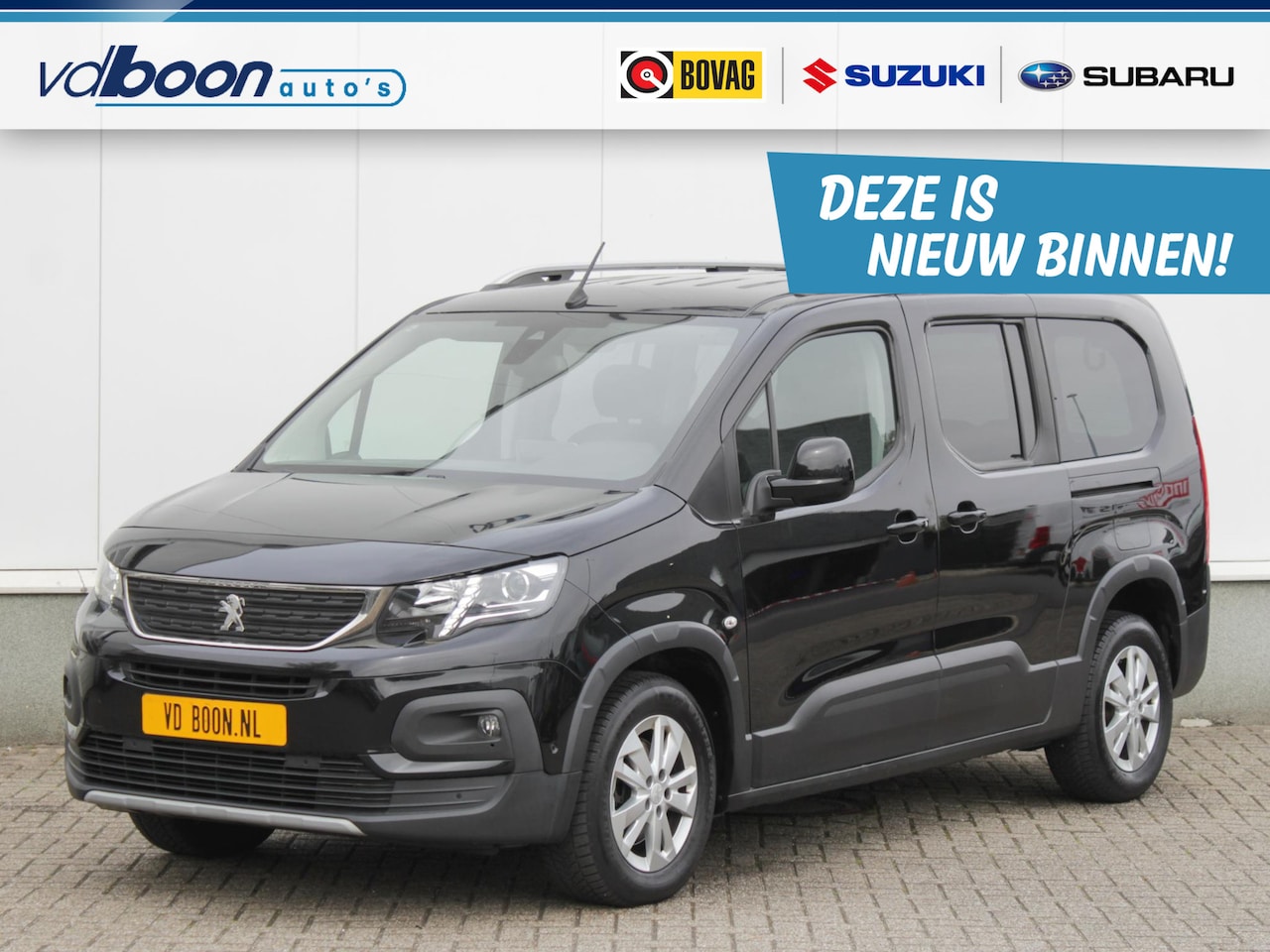 Peugeot Rifter Long - 1.2 Puretech Long Allure Automaat | Carplay / Android Auto | Clima | Park sens - AutoWereld.nl