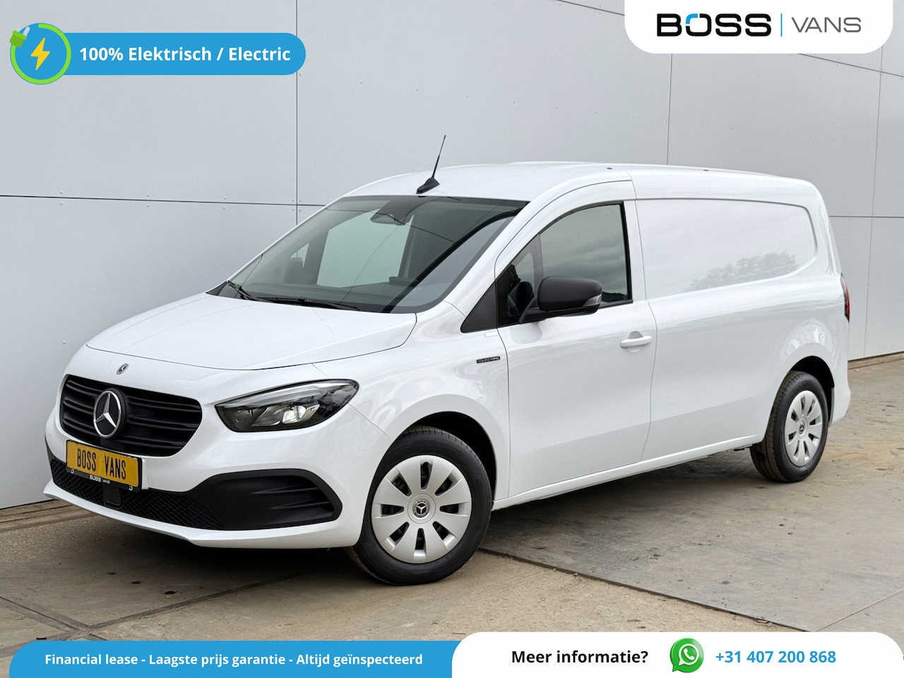 Mercedes-Benz eCitan - 112 Pro 51 kWh L2 284 WLTP 98,3% (SOH) MBUX Trekhaak 75kW Snelladen Apple Carplay Cruise C - AutoWereld.nl