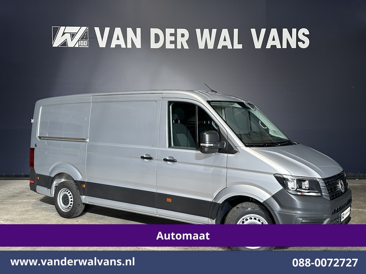 Volkswagen Crafter - 2.0 TDI 141pk Automaat L3H2 L2H1 Euro6 Airco | Navigatie | Apple Carplay | Chauffeursstoel - AutoWereld.nl