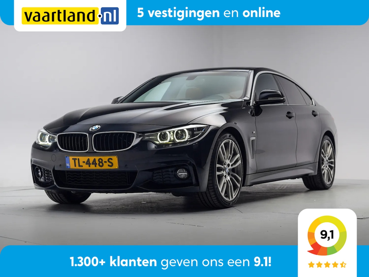 BMW 4-serie Gran Coupé - 420i 184 pk. [ Pano Leder Full led Navi Stoelverwarming ] - AutoWereld.nl