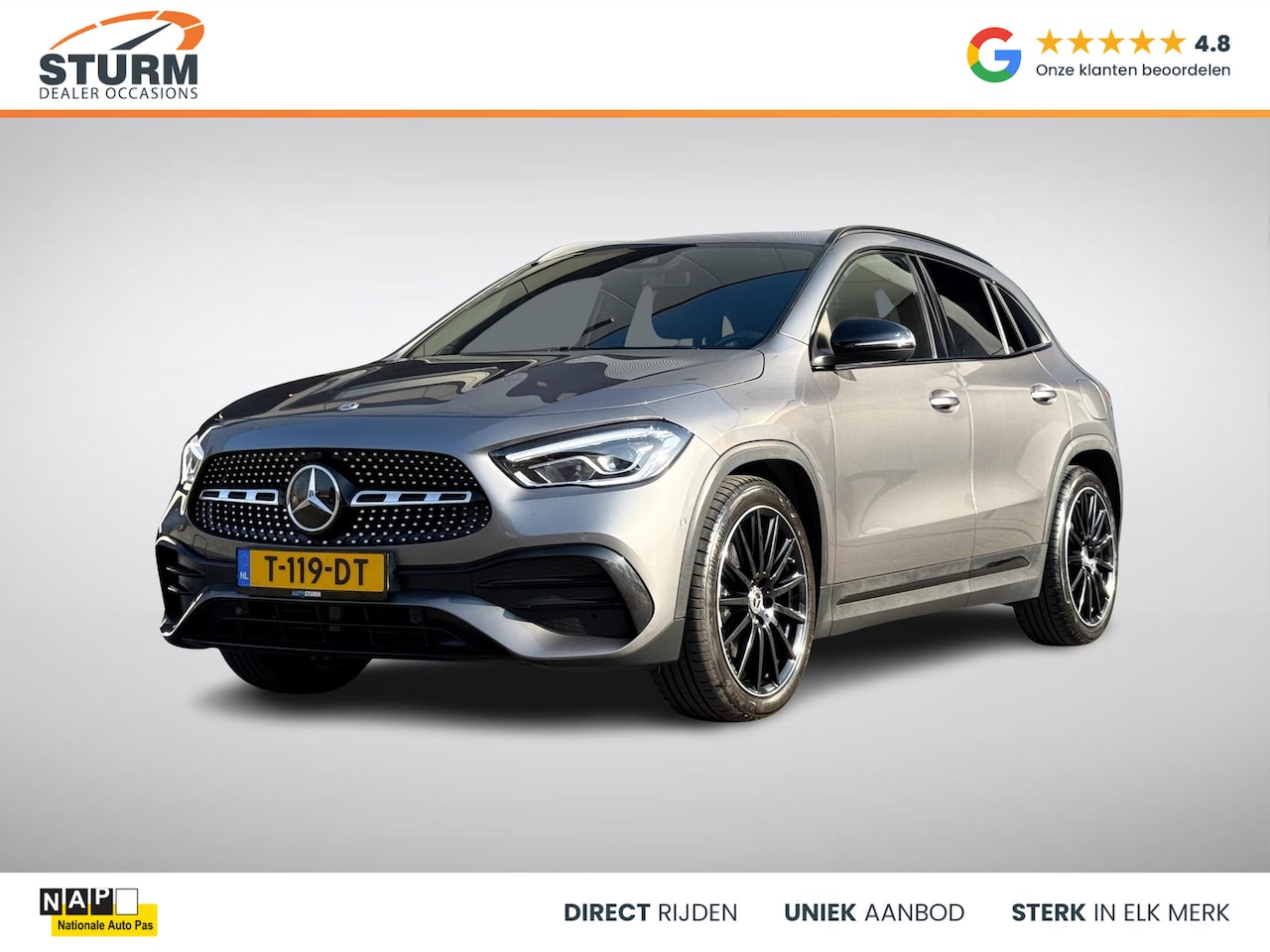 Mercedes-Benz GLA-Klasse - 180 AMG Line NL-Auto, Trekhaak Afneembaar NP. €60.500! - AutoWereld.nl