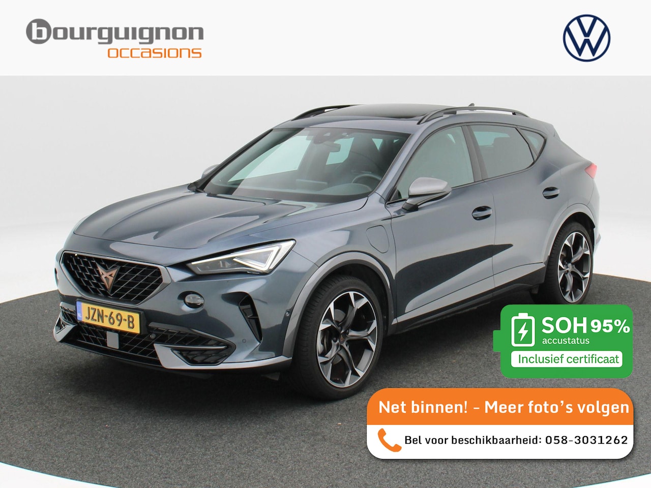 CUPRA Formentor - 1.4 e-Hybrid 204 Pk | Stoel/Stuur Verwarming | Panoramadak | Full LED | Adaptive Cruise | - AutoWereld.nl