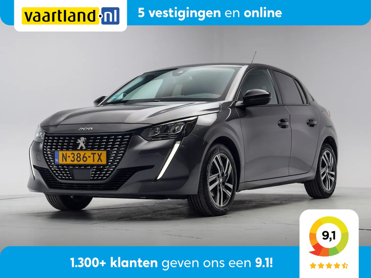 Peugeot 208 - 1.2 PureTech Allure 5-drs [ LED Navi Apple/Android Climate ] - AutoWereld.nl