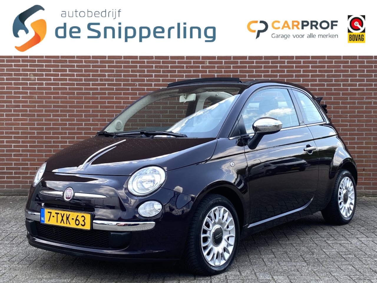 Fiat 500 C - 0.9 TwinAir T 80pk Easy AIRCO PDC LMV NL-AUTO CABRIO - AutoWereld.nl