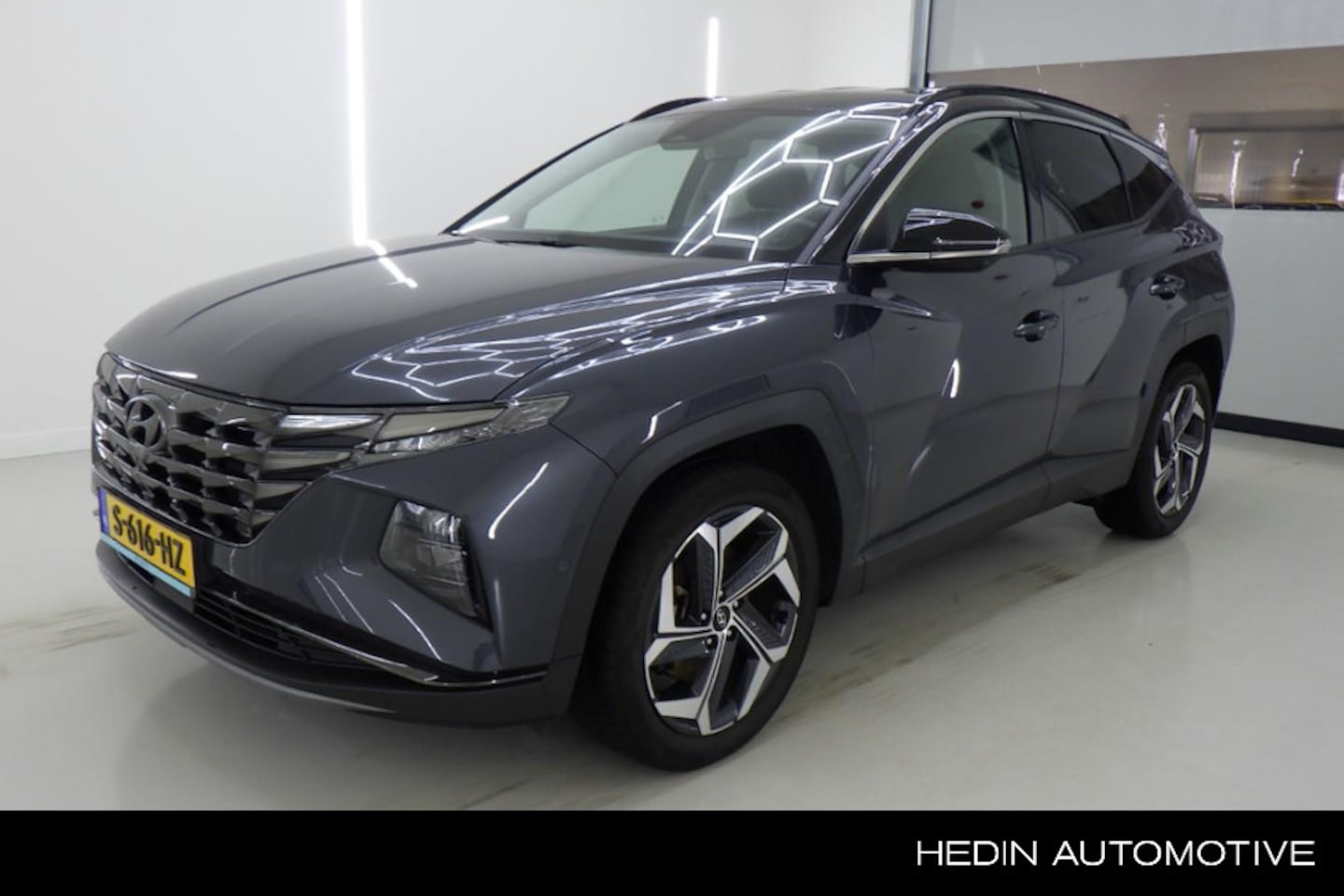 Hyundai Tucson - 1.6 T-GDI HEV Premium | Stoelverwarming + Ventilatie | Leder | Camera | Navi | Premium Aud - AutoWereld.nl