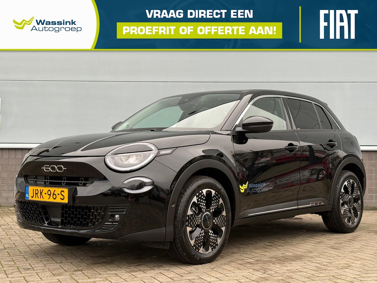 Fiat 600 - 54kWh 156pk Automaat La Prima | Climate Control | Parkeersensoren | Camera | Apple Carplay - AutoWereld.nl