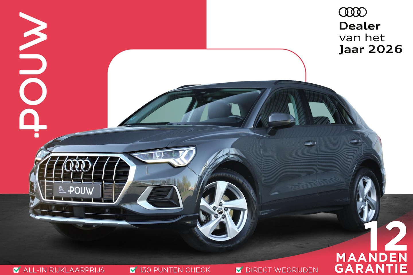 Audi Q3 - 35 TFSI 150pk S-tronic Advanced Edition | Trekhaak | Adaptieve Cruise | Parkeersensoren Vo - AutoWereld.nl