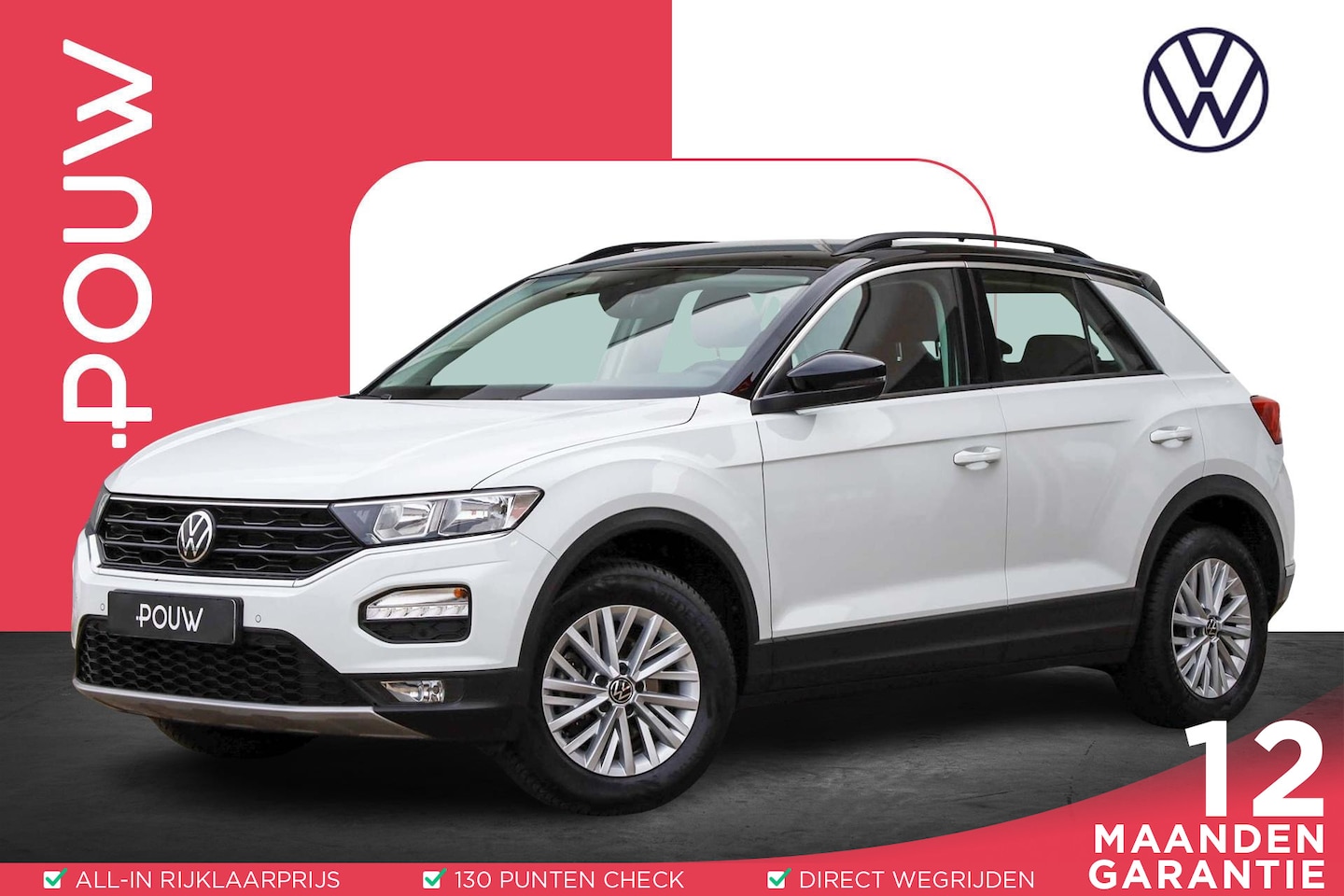 Volkswagen T-Roc - 1.0 TSI 110pk Style | App Connect | Navigatie | Adaptive Cruise - AutoWereld.nl