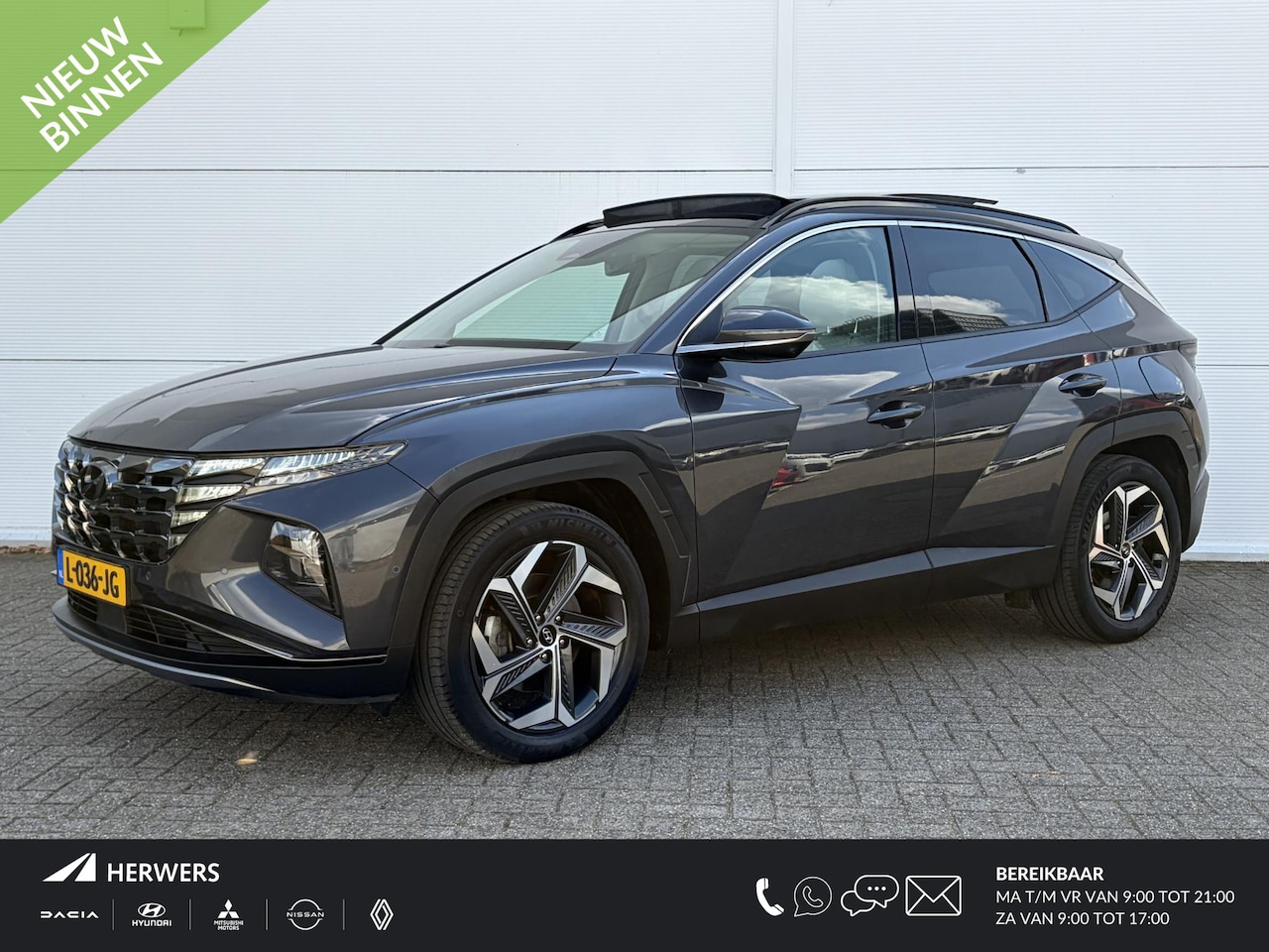 Hyundai Tucson - 1.6 T-GDI HEV Premium Sky / Achterbank verwarmd / Airco (automatisch) / Cruise control ada - AutoWereld.nl