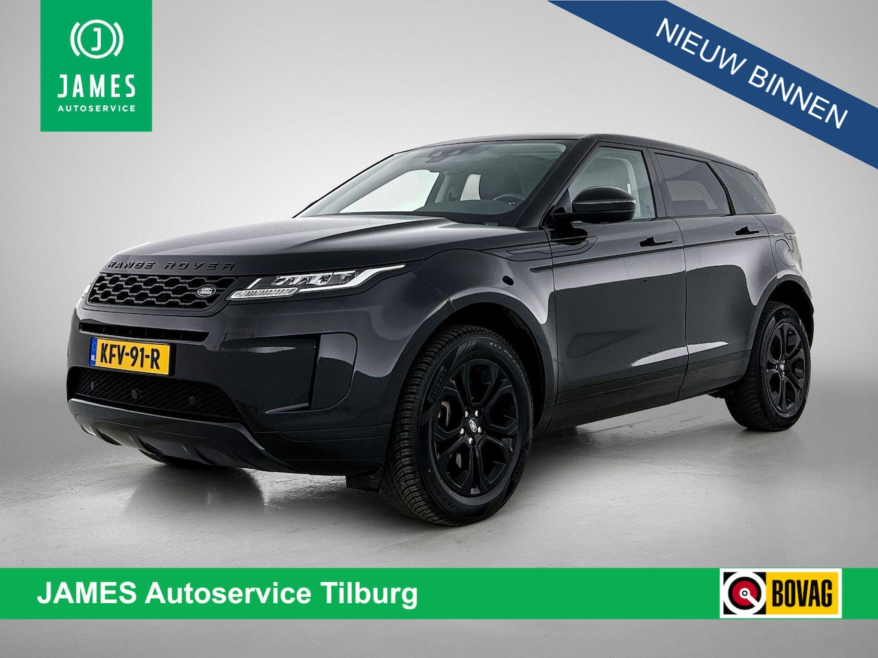 Land Rover Range Rover Evoque - 1.5 P300e AWD PHEV Black-Edition PANORAMADAK | LEDER | INTERACTIVE-DISPLAY - AutoWereld.nl