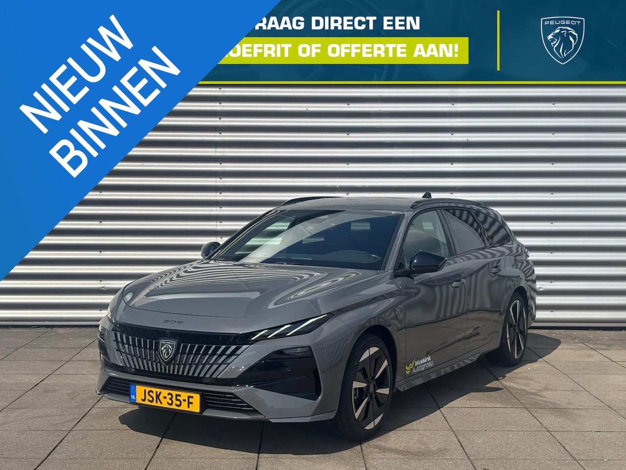 Peugeot e-308 SW - GT 54 kWh Navigatie | 360 Camera | LED | Elektrische Klep | Warmtepomp | Alcantara - AutoWereld.nl