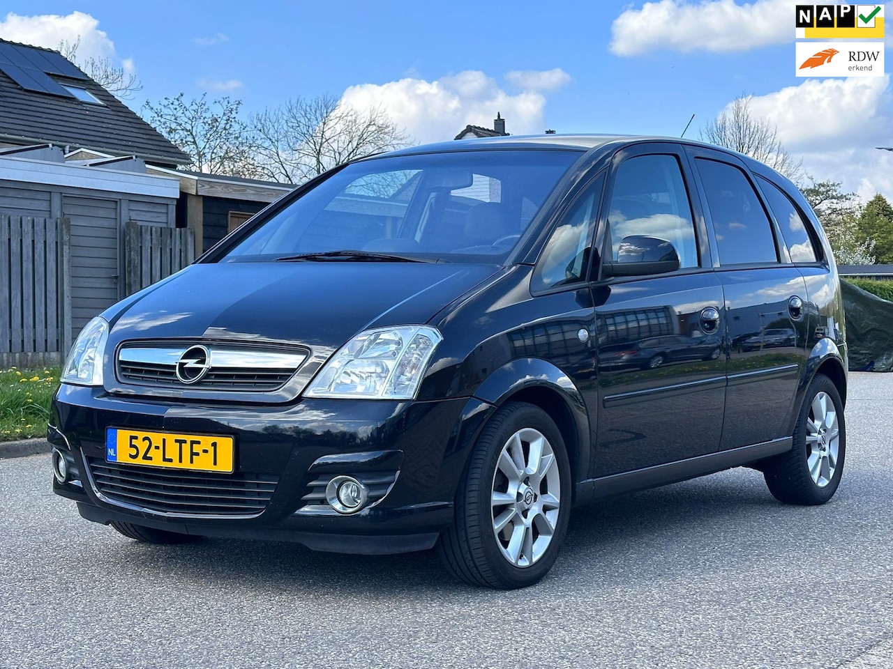 Opel Meriva - 1.6-16V Cosmo Automaat*1e Eigenaar*Clima*NAP*LM velgen*Half leder*Parkeersensoren* - AutoWereld.nl