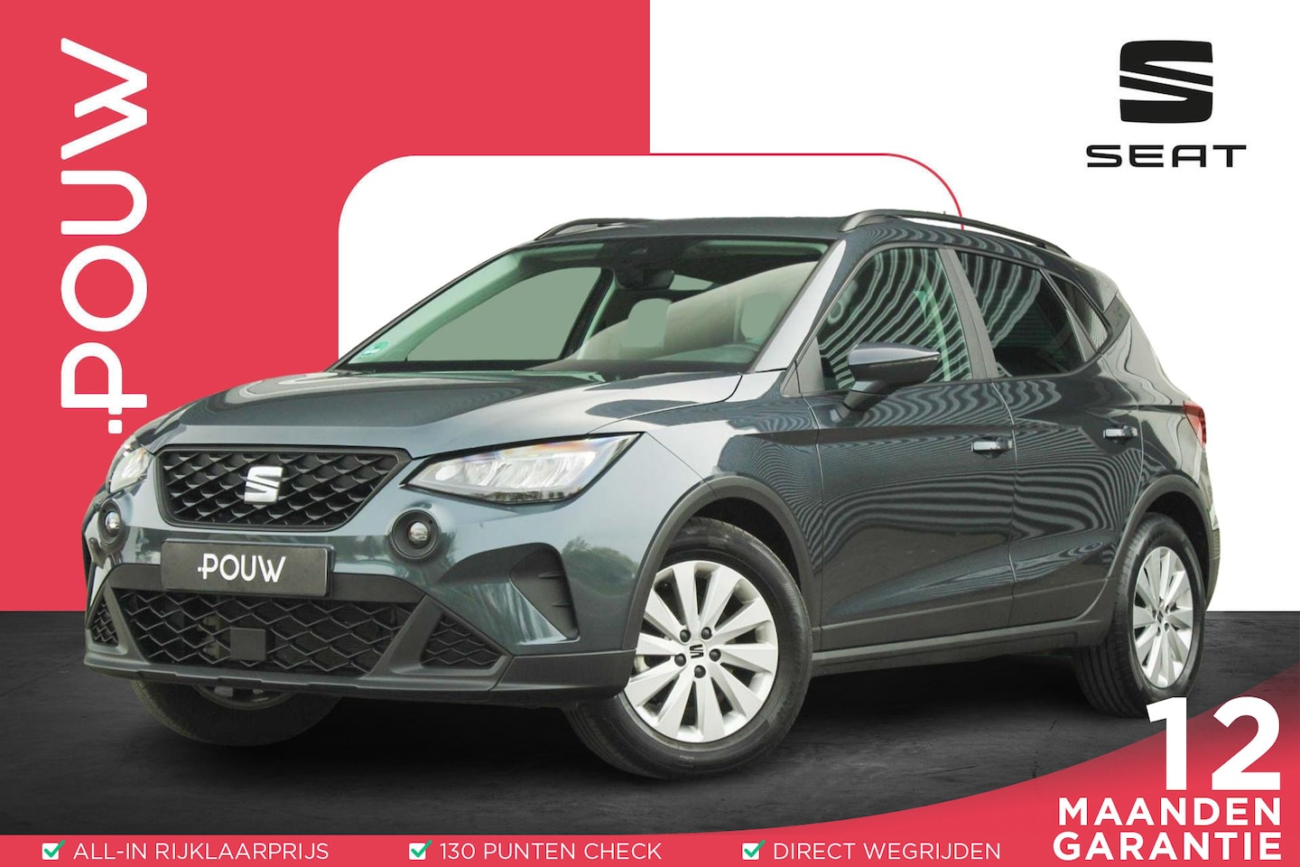 SEAT Arona - 1.0 TSI 95pk Style Business Intense | Trekhaak | Stoelverwarming Voor | Parkeersensoren | - AutoWereld.nl