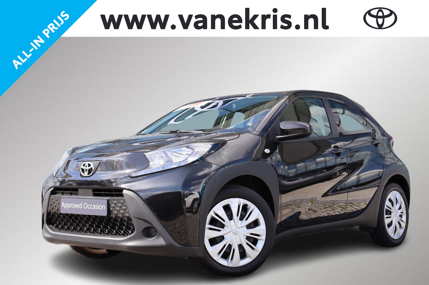 Toyota Aygo X - 1.0 VVT-i MT play 1.0 VVT-i MT Play, Parkeercamera, Apple carplay, Android auto,Parkeercamera. - AutoWereld.nl
