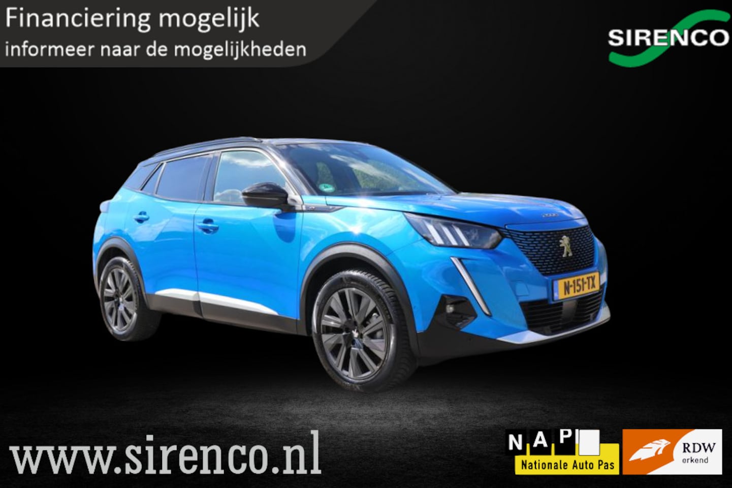 Peugeot e-2008 - EV GT 50 kWh | 3-fase | panoramadak | adaptieve cruise control | camera | deels leder | - AutoWereld.nl