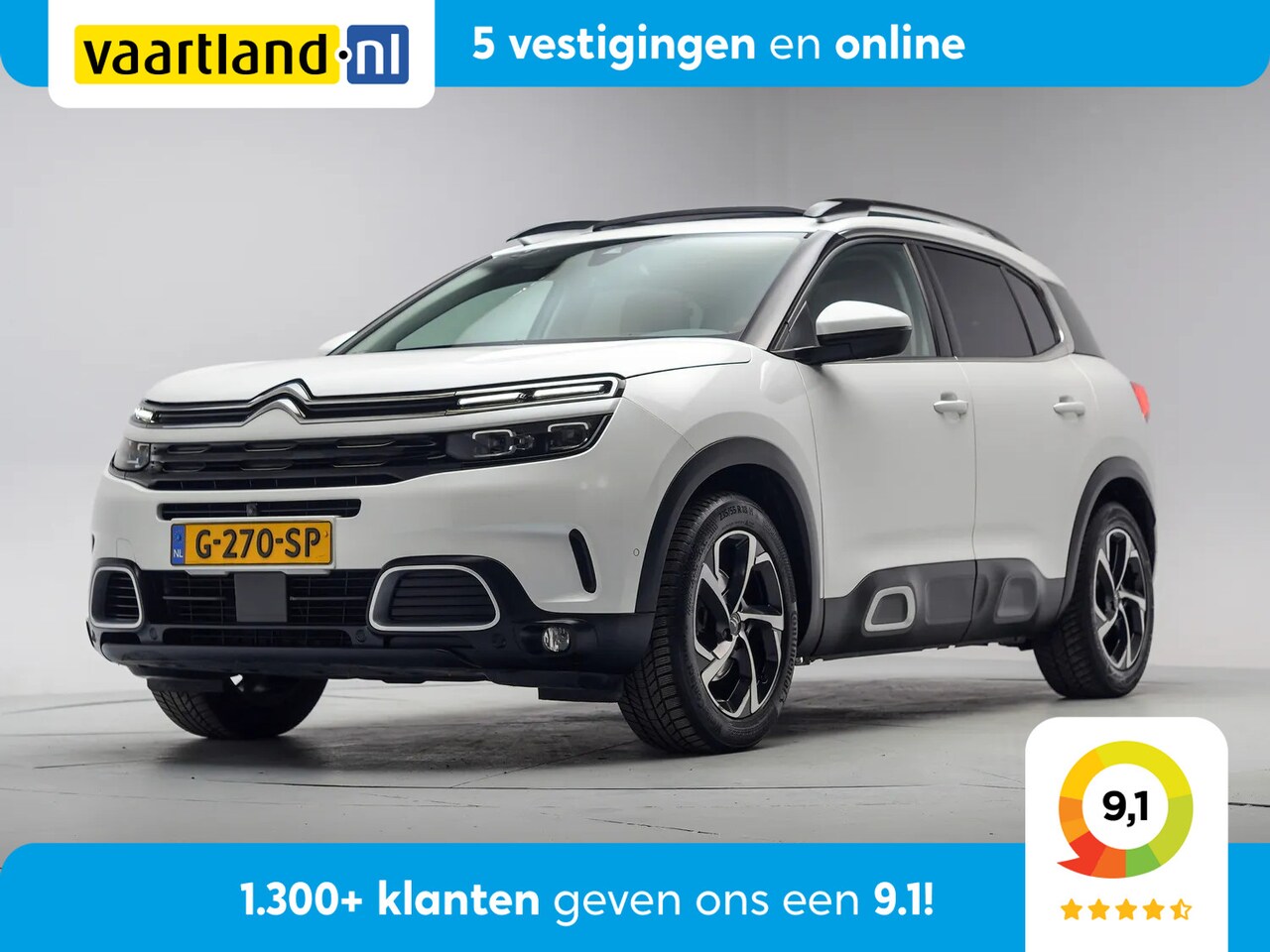 Citroën C5 Aircross - 1.6 PureTech Feel Aut. [ Panoramadak Camera Stoelverwarming] - AutoWereld.nl