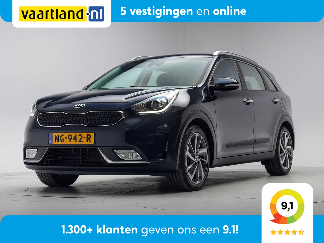 Kia Niro - 1.6 GDi Hybrid First Edition Aut. [ Camera Trekhaak Stoelverwarming] - AutoWereld.nl