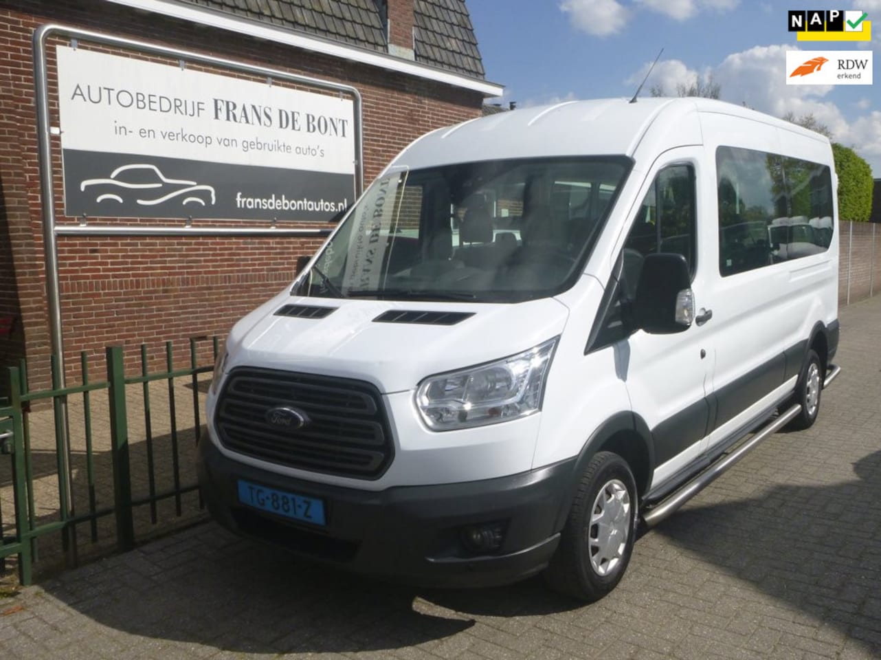 Ford Transit Kombi - 310 2.0 TDCI L3H2 Trend AIRCO 9 PERSOONS € 9950 EX BTW - AutoWereld.nl