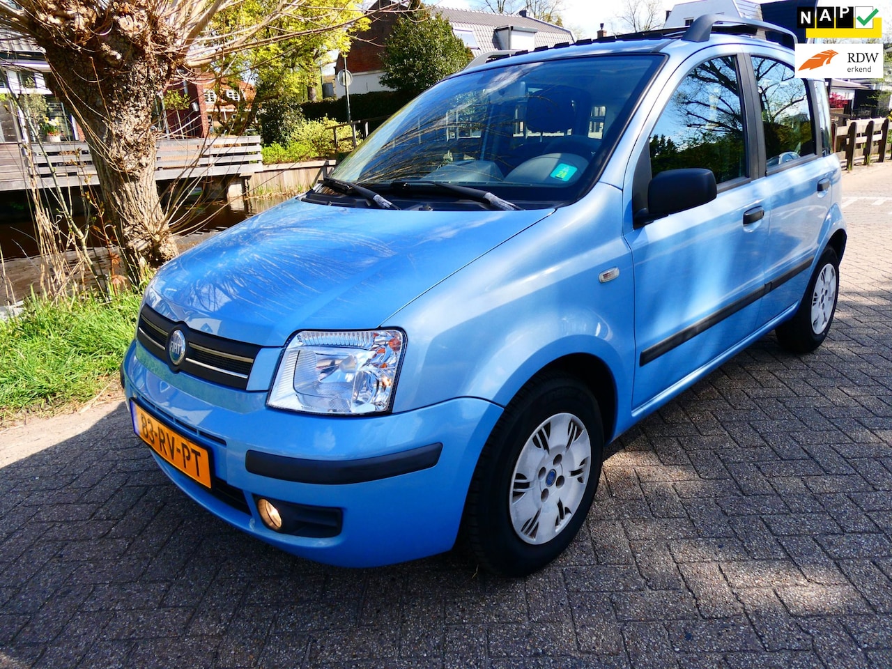 Fiat Panda - 1.2i 4-Cilinder Airco Schuifdak Zuinig Hoge instap Netjes - AutoWereld.nl
