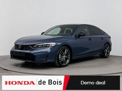 Honda Civic - 2.0 e:HEV Sport | Garantie tot 2036 mogelijk* | Facelift | Black Emblem | Verwarmd stuurwi