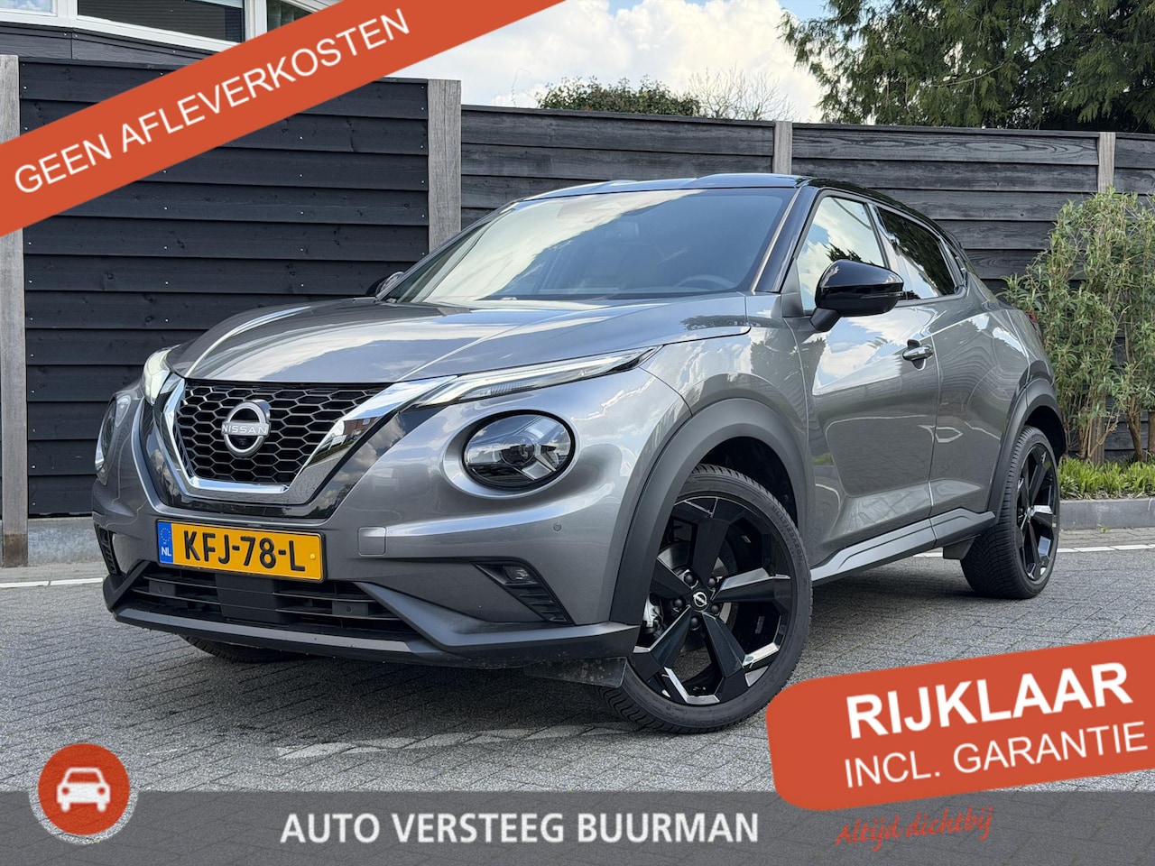 Nissan Juke - Tekna 1.0 DIG-T 117PK DCT7 Automaat Navigatie, Rondomzichtcamera, Keyless, Stoel, Stuur & - AutoWereld.nl