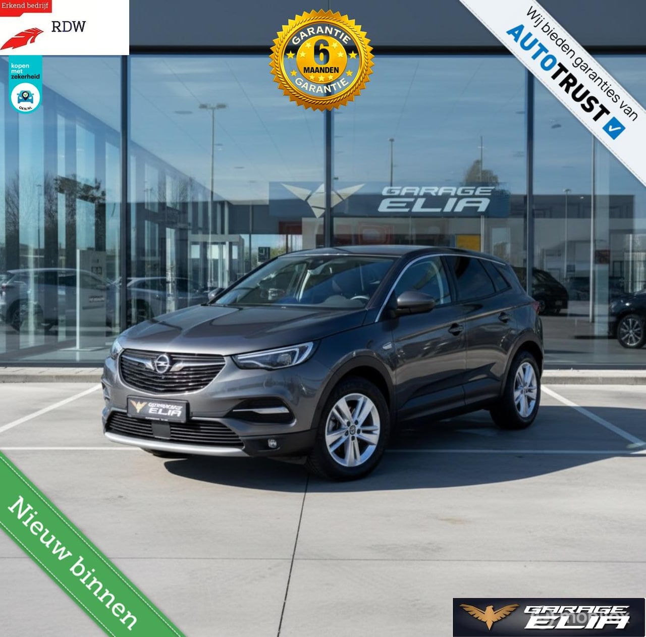 Opel Grandland X - 1.2 Turbo Business Elegance| Navi | PDC - AutoWereld.nl