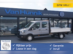 Ford Transit - 350L 130PK Doka Open Laadbak L3 BPM VRIJ Sync4 Navi, Camera, Adap Cruise, Garantie 2028 NR