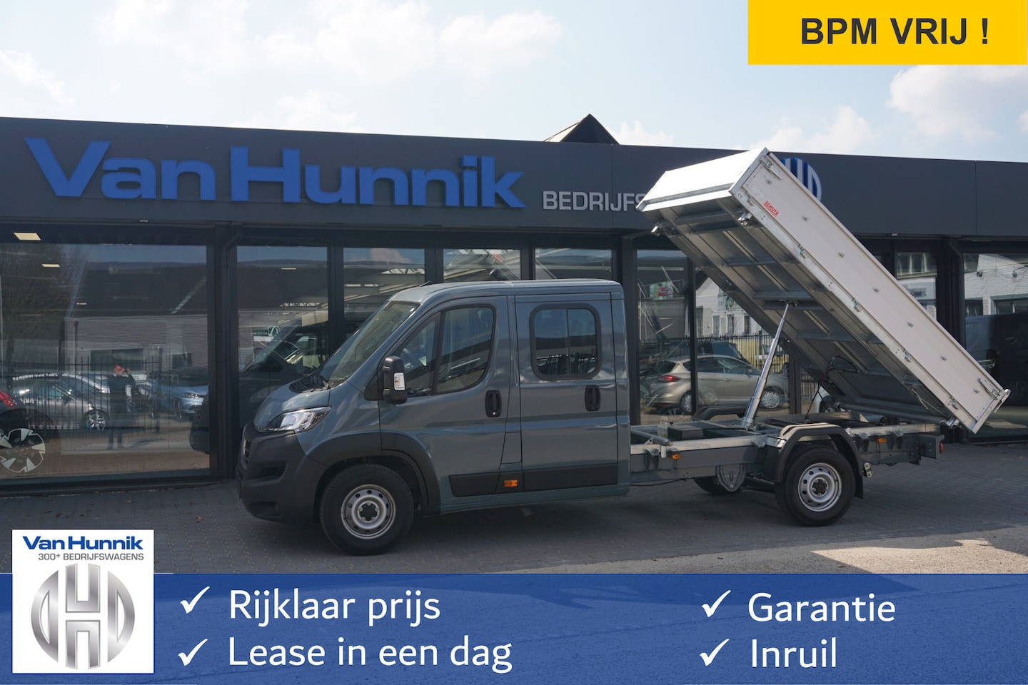 Fiat Ducato - 35 Maxi DOKA 180PK 3-Zijdige Kipper AUT 10" Scherm, Navi, Climate, Camera!! NR. K01* - AutoWereld.nl