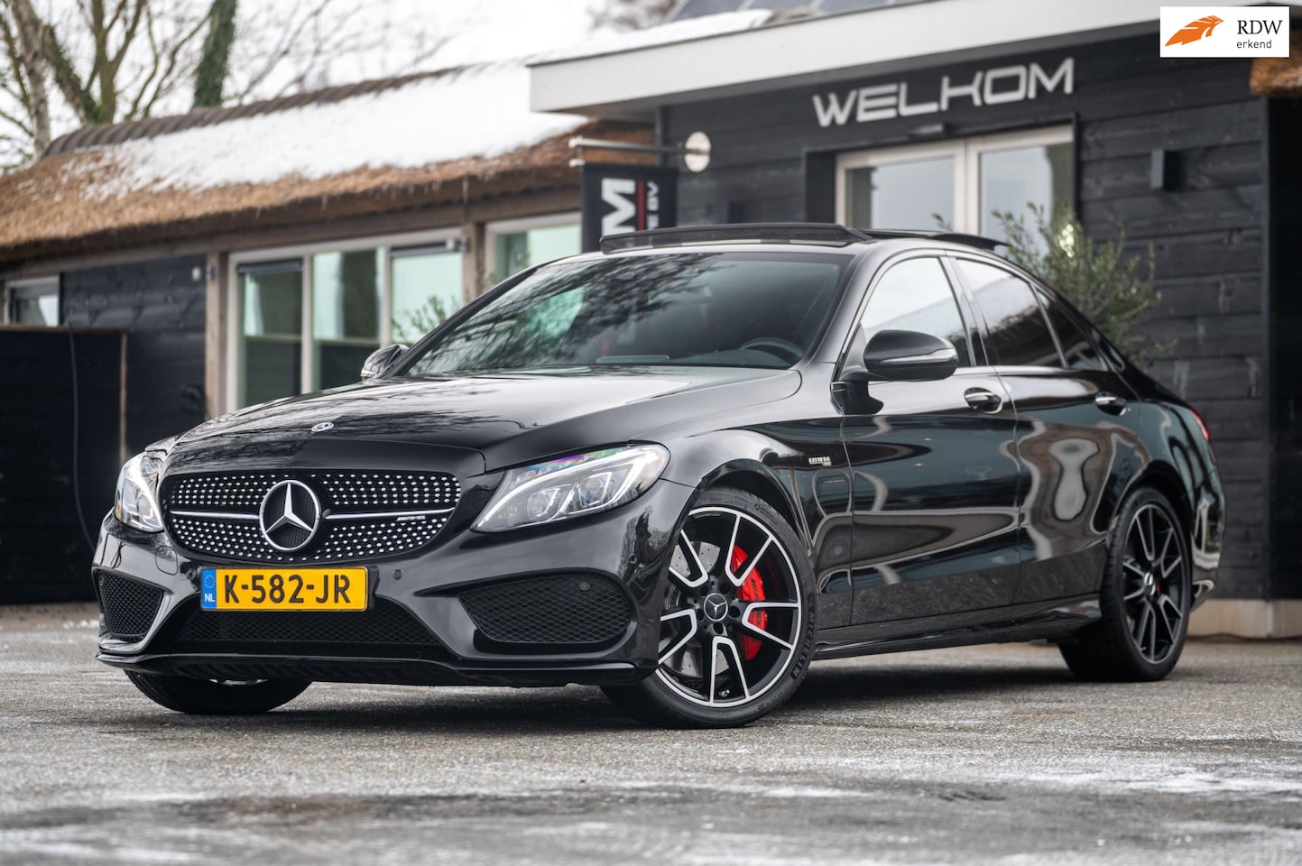 Mercedes-Benz C-klasse - AMG 43 4MATIC Panoramadak I Burmester I Led I Klepsysteem uitlaat I Climate I Cruise - AutoWereld.nl