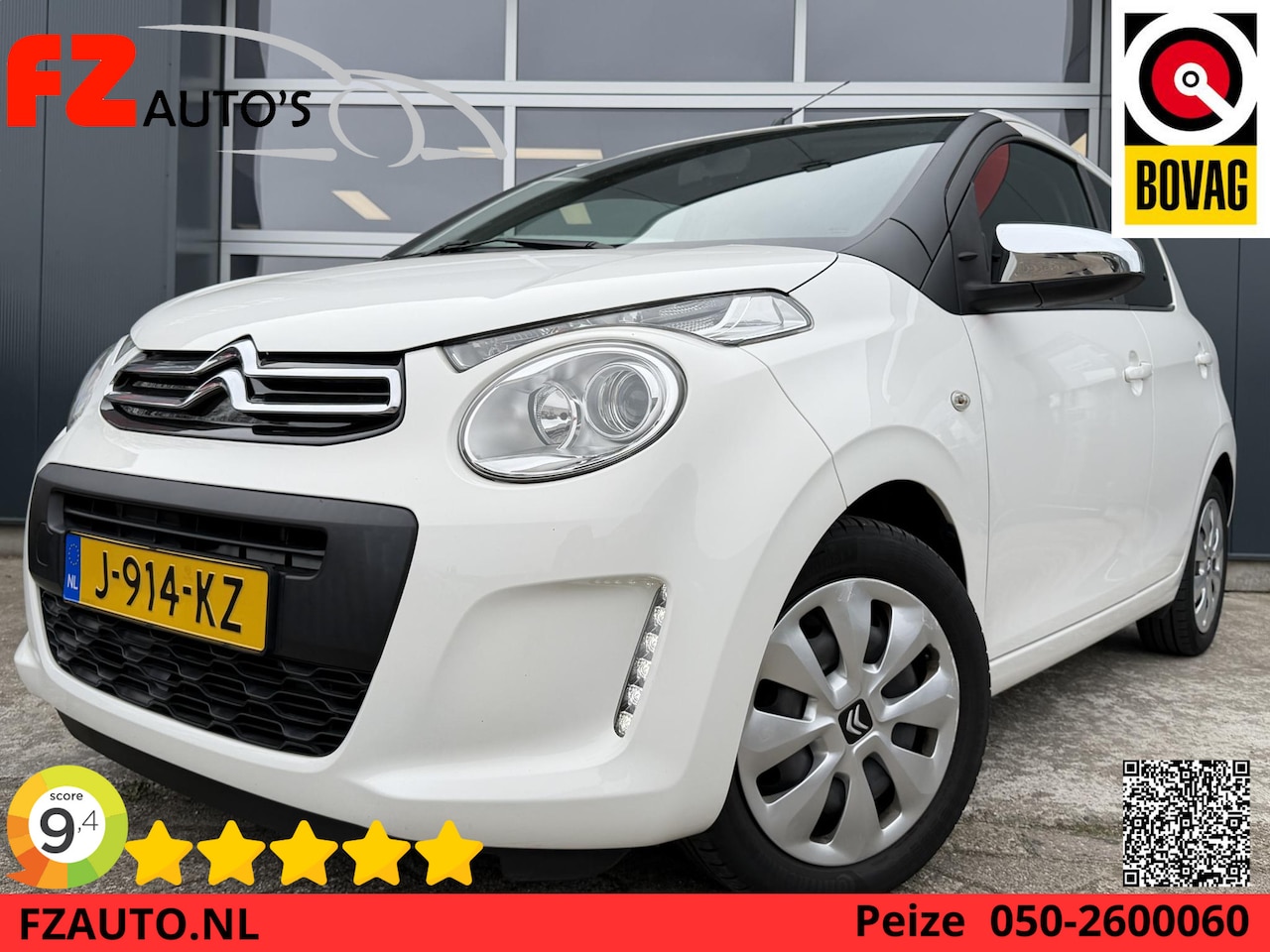 Citroën C1 - 1.0 VTi Feel - Airconditioning - Bluetooth - AutoWereld.nl