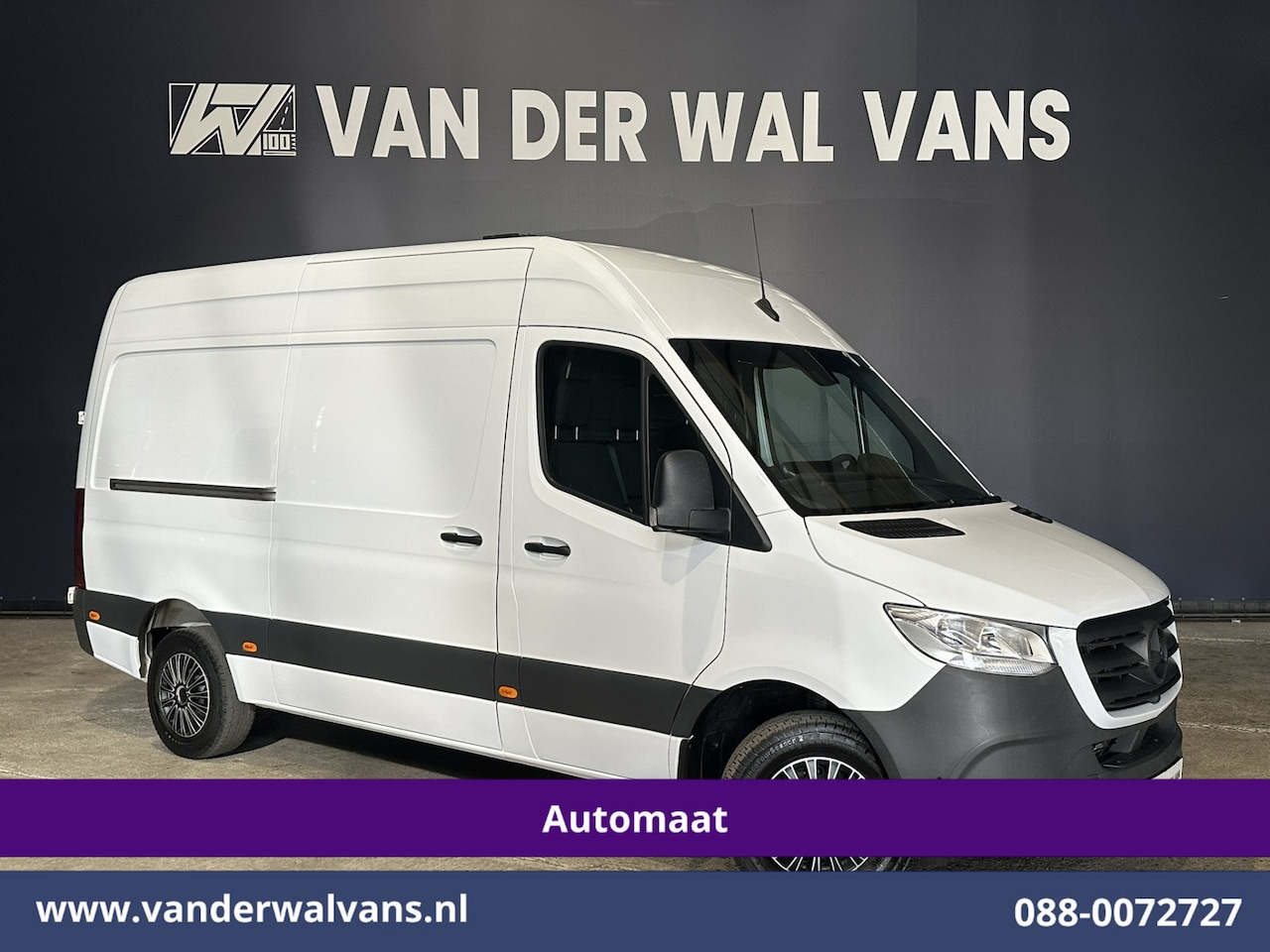 Mercedes-Benz Sprinter - 315 CDI 150pk L2H2 9G-Tronic Automaat Euro6 Airco | Camera | Navigatie | 2000kg Trekhaak | - AutoWereld.nl