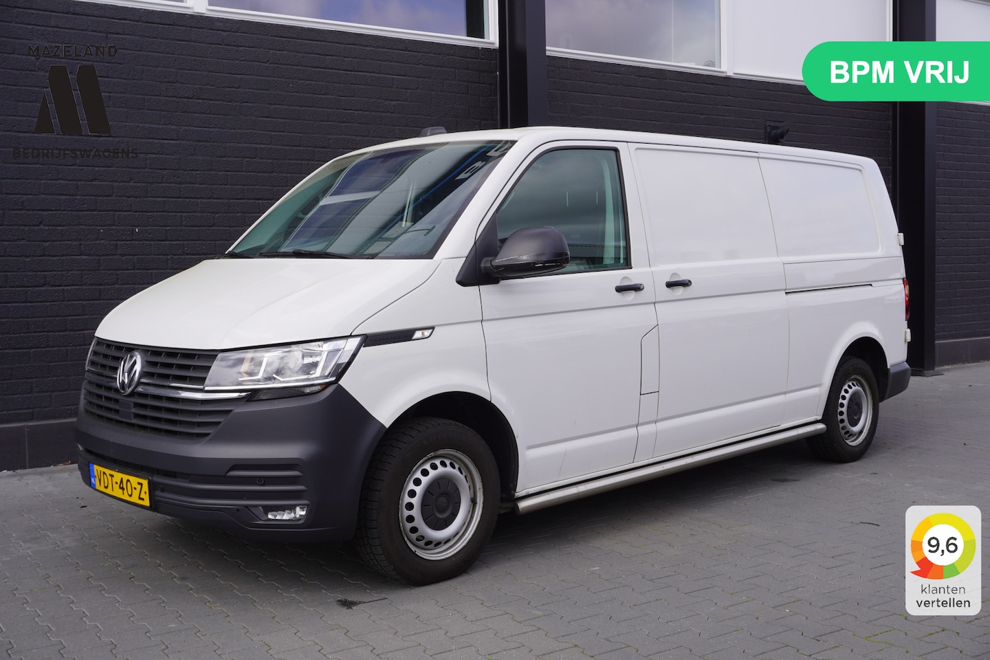 Volkswagen Transporter - 2.0 TDI 150PK L2 Automaat 2x Schuif EURO 6 - Airco - Navi - Cruise - € 11.950,- Excl. - AutoWereld.nl