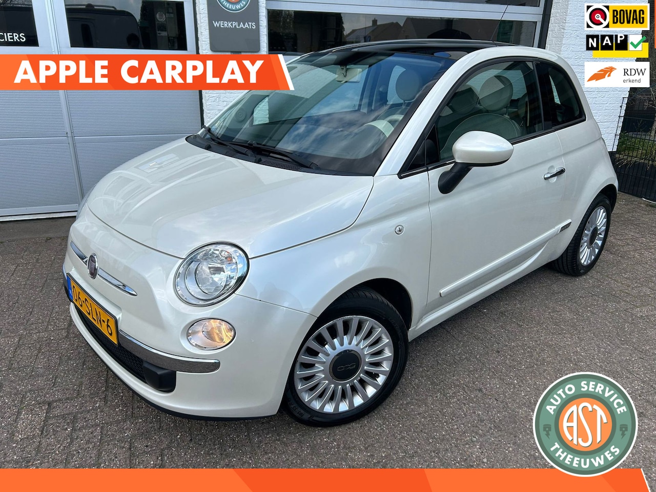 Fiat 500 - 0.9 TwinAir Lounge CARPLAY|NAVI|CAMERA|PANODAK - AutoWereld.nl