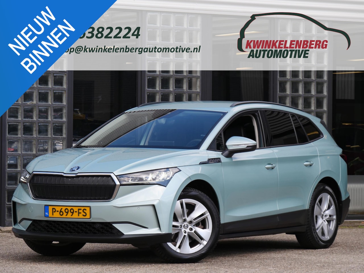 Skoda Enyaq iV - 60/ WARMTEPOMP/ TREKHAAK/ COMFORT PACK/ CLIMATE PACK/ PARKEER PACK/ SOH 92% - AutoWereld.nl