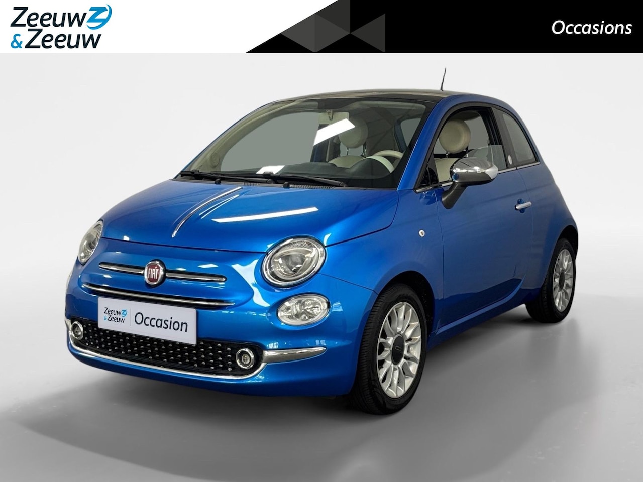 Fiat 500 - 1.2 Lounge NAVI AIRCO PANORAMADAK BLUETOOTH LM VELGEN 2 SLEUTELS 12 MAANDEN GARANTIE DEAL - AutoWereld.nl