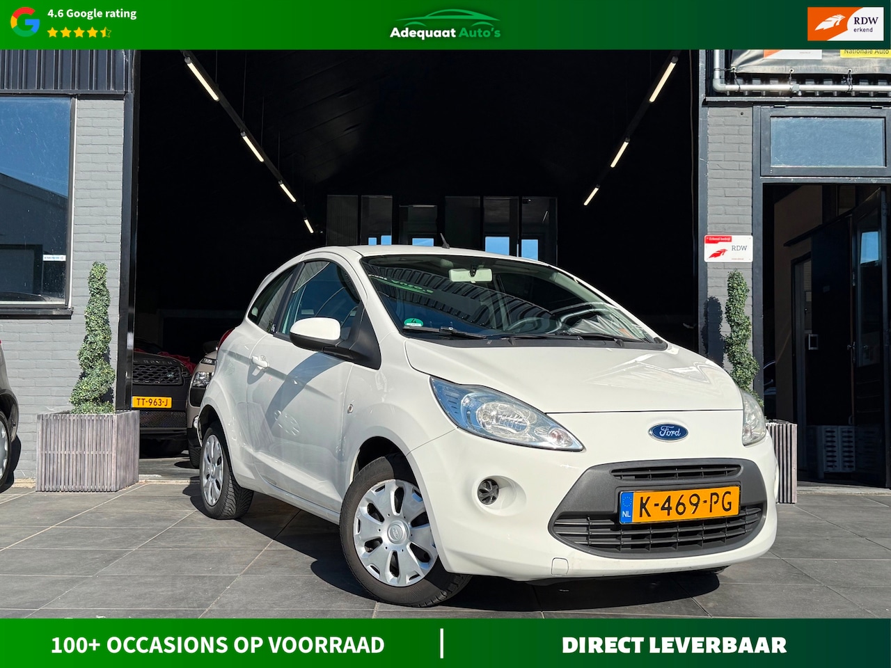 Ford Ka - 1.2 Cool & Sound start/stop|Airco|El Ramen|APK - AutoWereld.nl