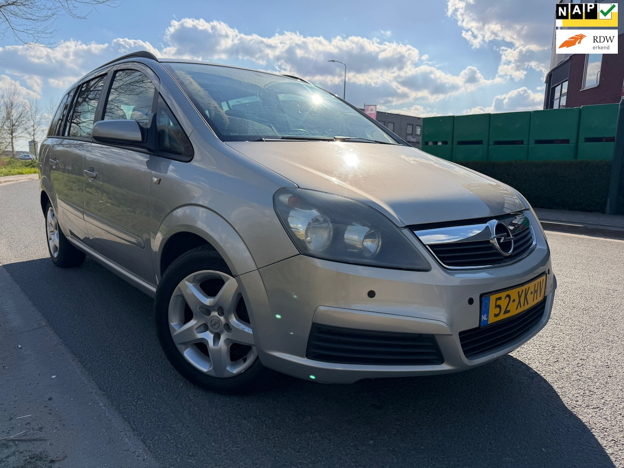 Opel Zafira - 1.6 Enjoy BJ 2007 AIRCO/CRUIS/7 PERSOONS/APK NETTE AUTO !!! - AutoWereld.nl