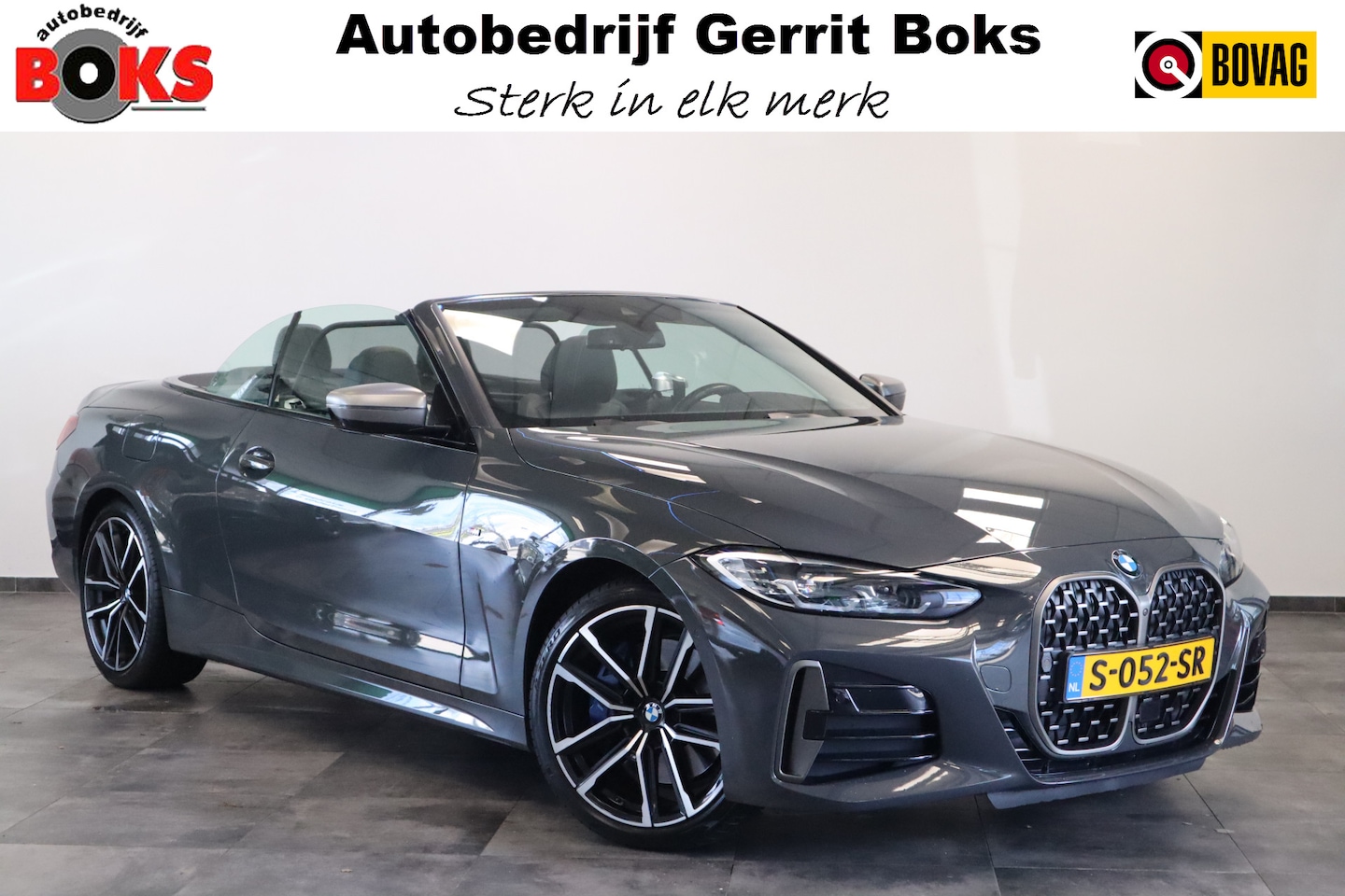 BMW 4-serie Cabrio - M440i xDrive High-Executive 374PK Individueel-lak Navigatie  Volleder 19LMV Head up - AutoWereld.nl