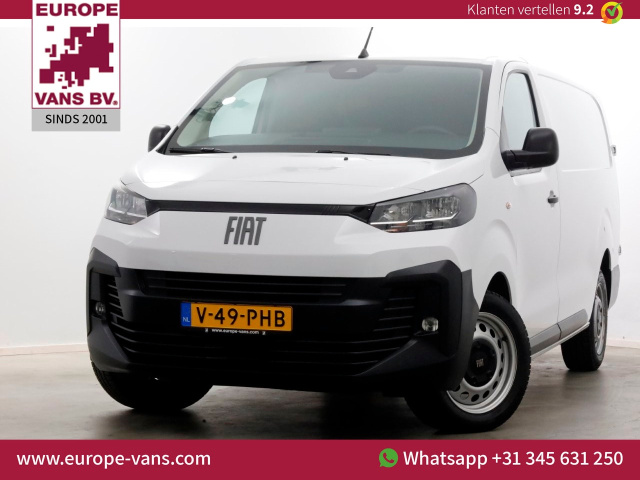 Fiat Scudo - 2.0 Diesel 145pk Automaat L3 Airco/Navi/Camera 12-2024 - AutoWereld.nl