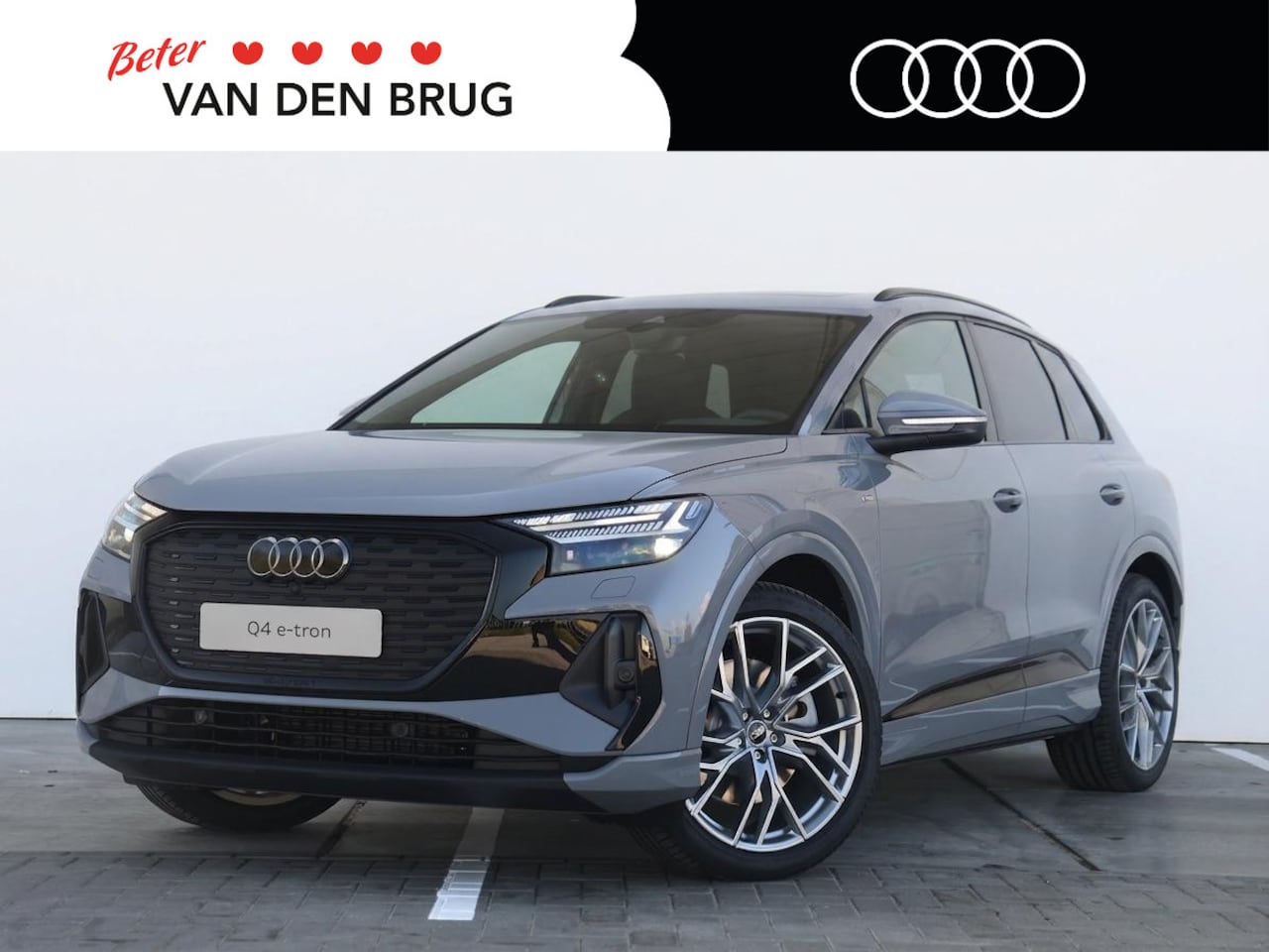 Audi Q4 e-tron - S edition Competition 45 82 kWh 286 pk | Verwacht | Panoramadak | Trekhaak | Comfortpakket - AutoWereld.nl
