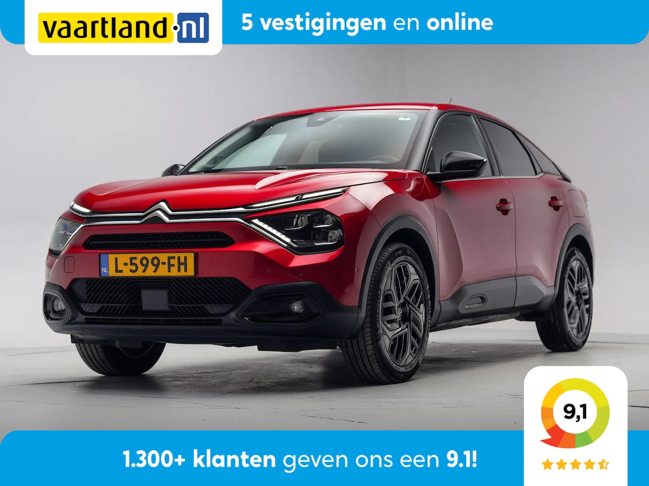 Citroën C4 - 1.2 Puretech Shine Aut [ Head-up Stoelverwarming 360 Camera ] - AutoWereld.nl