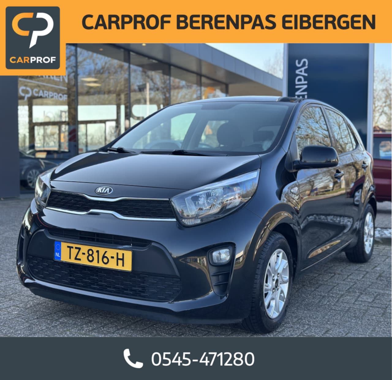 Kia Picanto - 1.0 CVVT ComfortPlusline Navigator '' Camera - Allseasonbanden - Airco '' - AutoWereld.nl