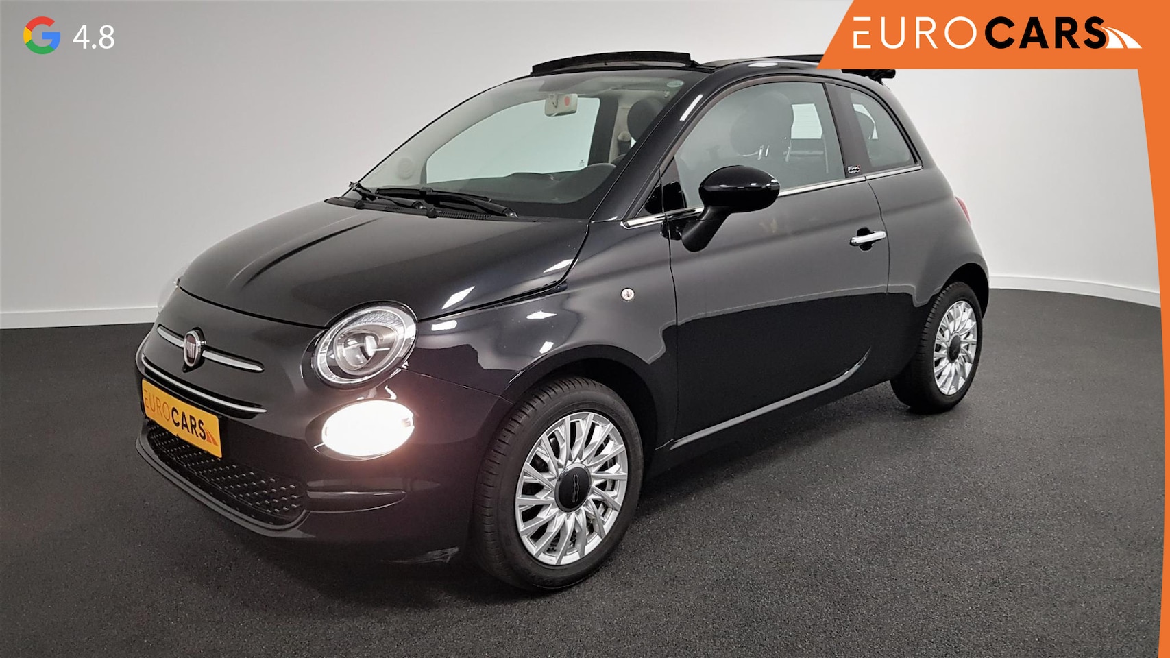 Fiat 500 C - 1.2 Automaat Lounge | Lederen Bekleding | Climate Control | Parkeer sensoren | Lichtmetale - AutoWereld.nl