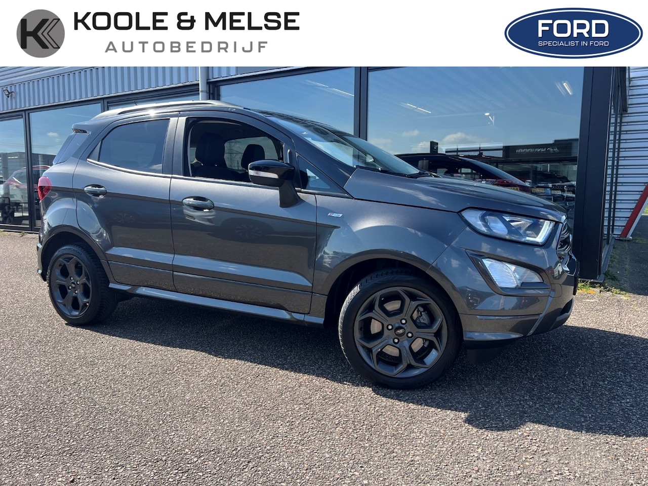 Ford EcoSport - 1.0 EcoBoost 125pk AUTOMAAT ST-Line , Voorruitverwarming , stoel en stuurverwarming - AutoWereld.nl