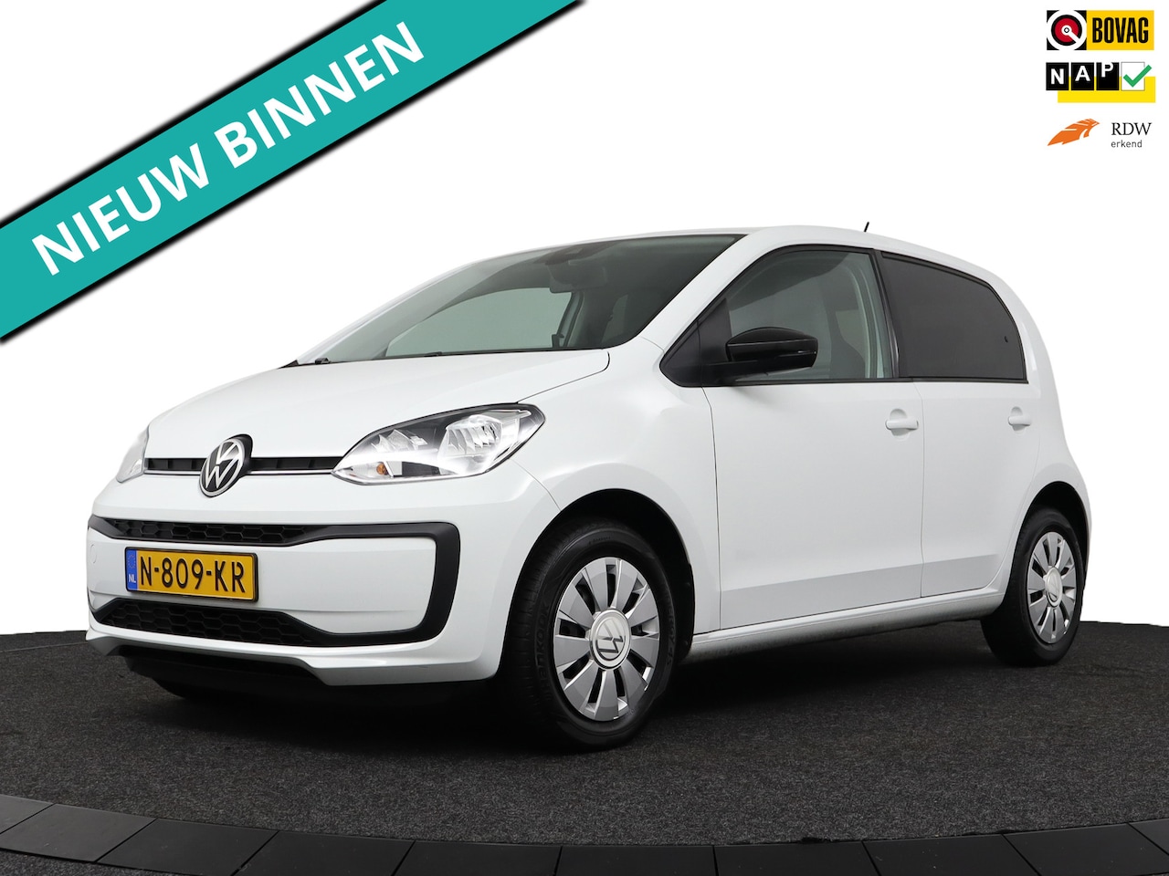 Volkswagen Up! - 1.0 Volautomatische airco/Camera/Cruise/Parkeers.achter/NAP/1e eigenaar - AutoWereld.nl