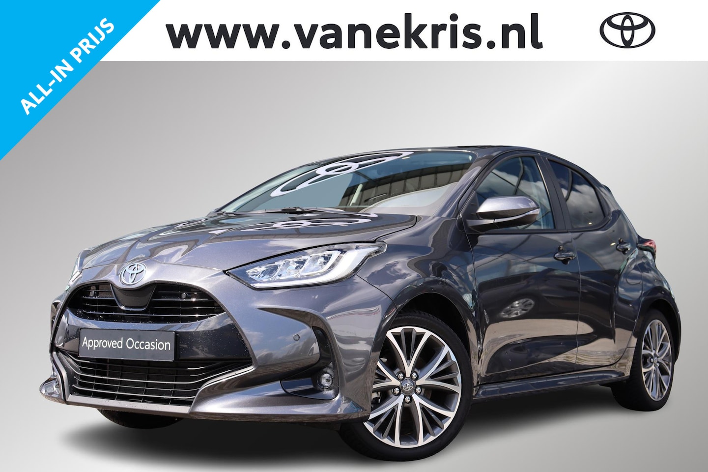 Toyota Yaris - 1.5 Hybrid 115 Dynamic 1.5 Hybrid 115 Dynamic, Parkeersensoren LM Velgen, Apple carplay / Android Auto, Stoel & s - AutoWereld.nl