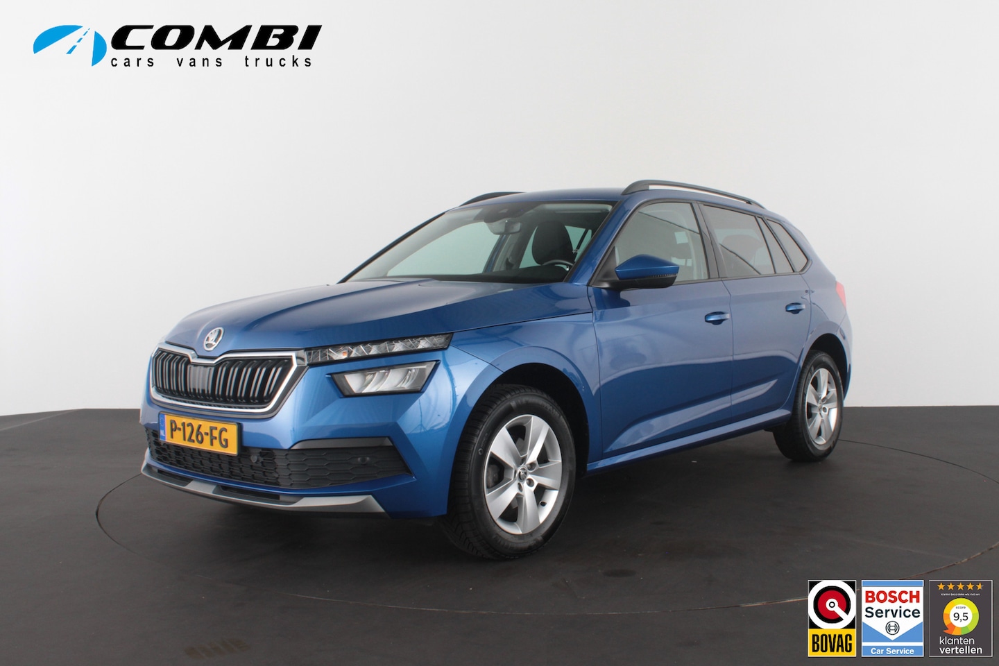 Skoda Kamiq - 1.0 TSI Ambition > Race Blue/Camera/Trekhaak wegklapbaar... - AutoWereld.nl