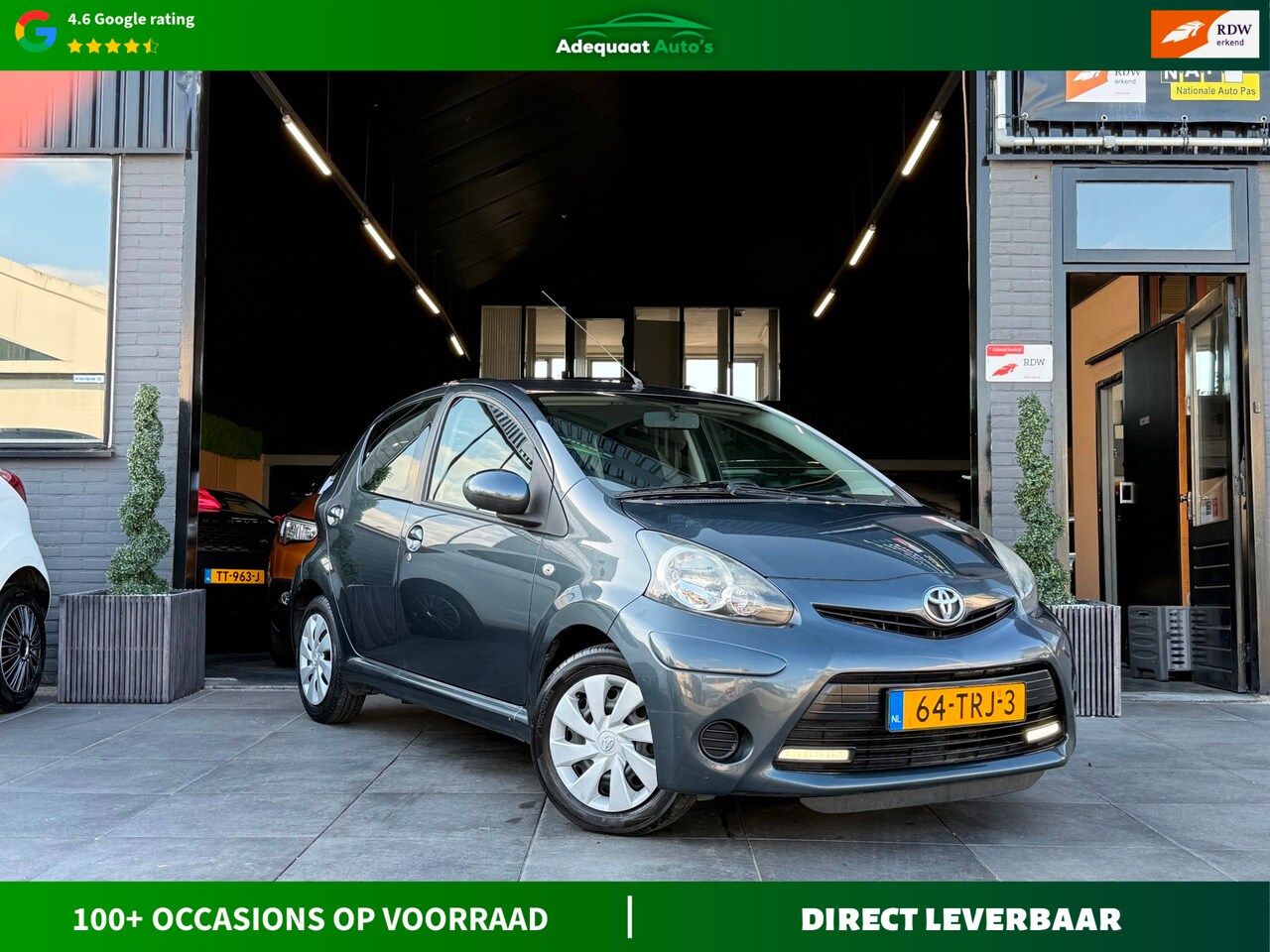 Toyota Aygo - 1.0 VVT-i Aspiration|Airco|El Ramen|LED|NAP|APK - AutoWereld.nl